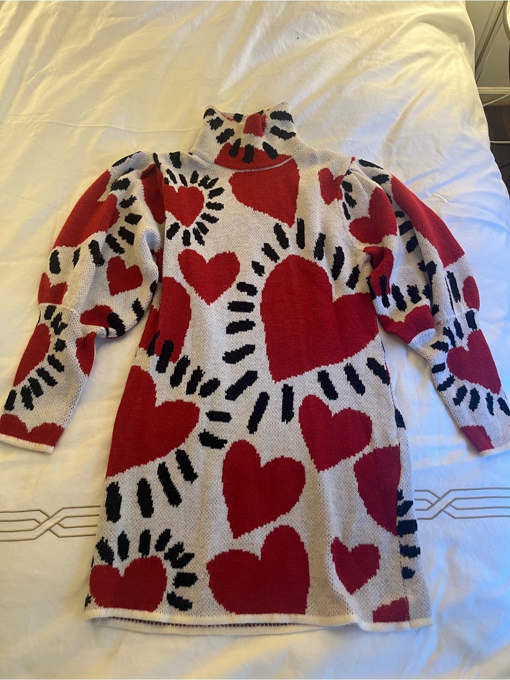 Farm Rio Heart Sweater Dress - Picture 2 of 3